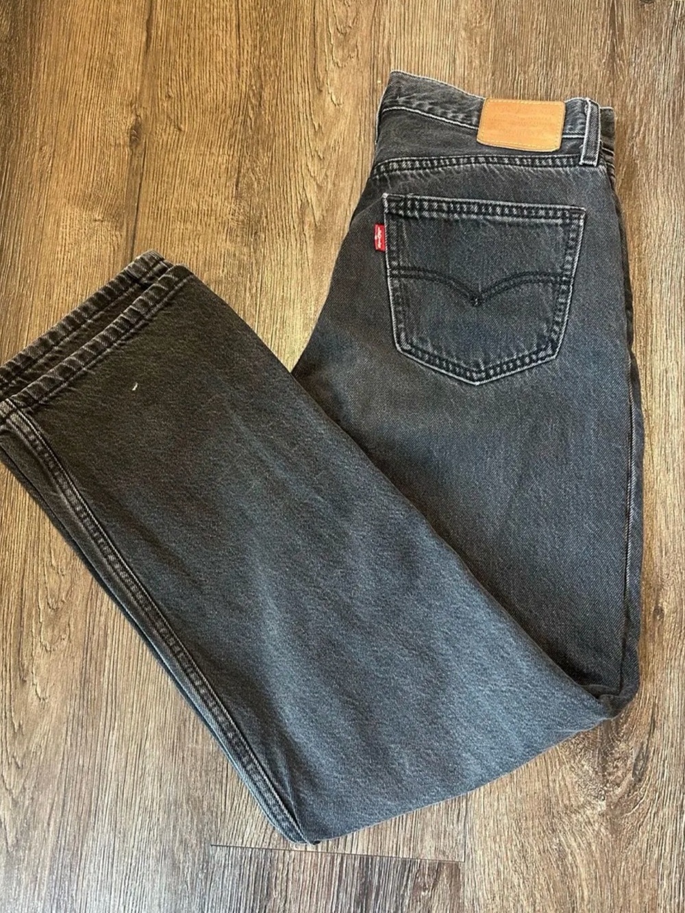 Levi's Black Loose Straight Jeans